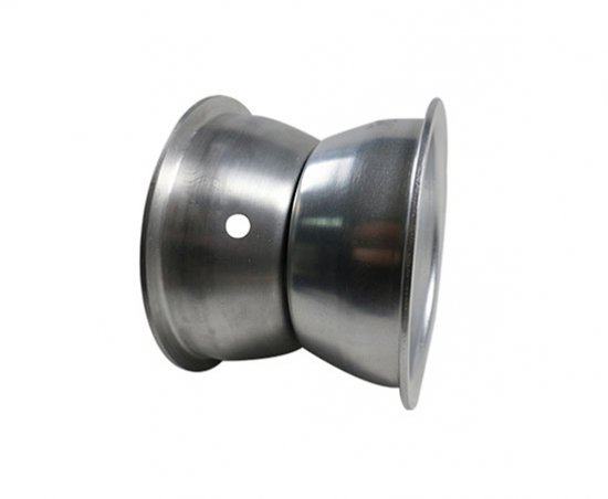 Metal spinning wheel hub
