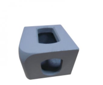 CNC machined Iron sand casting container corner